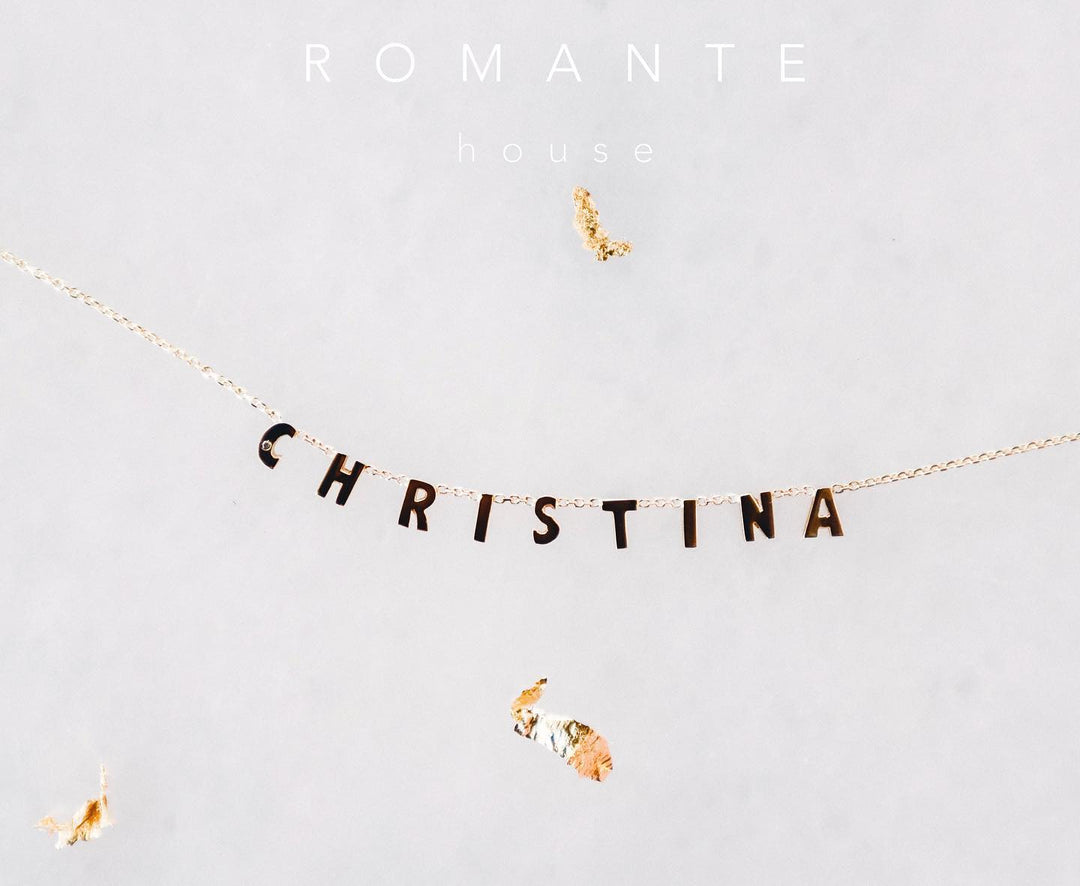 Letters Necklace - Romante House Signature