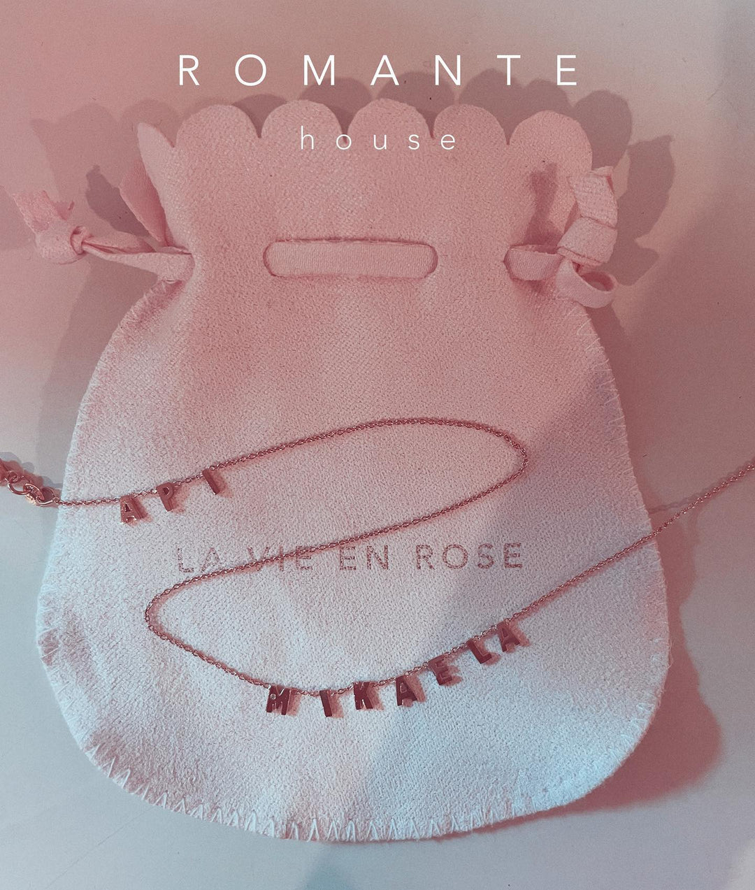 Letters Necklace - Romante House Signature