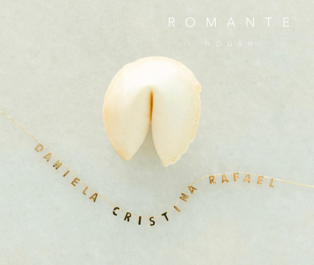 Letters Necklace - Romante House Signature