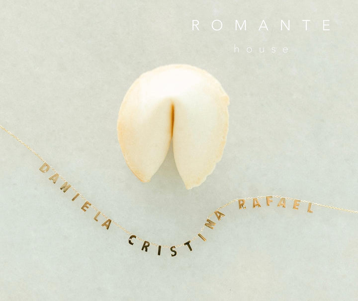Letters Necklace - Romante House Signature
