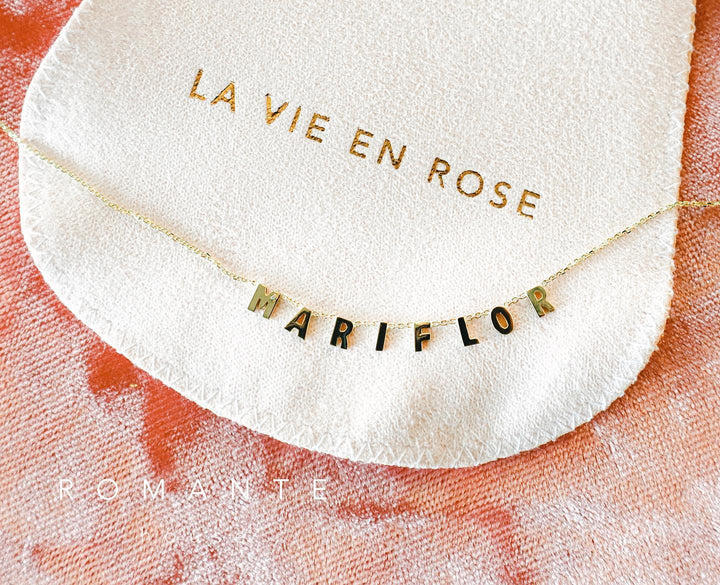 Letters Necklace - Romante House Signature