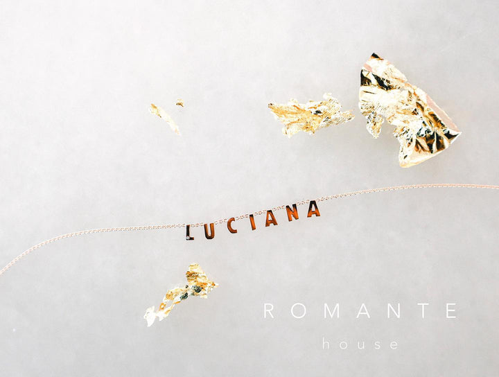 Letters Necklace - Romante House Signature