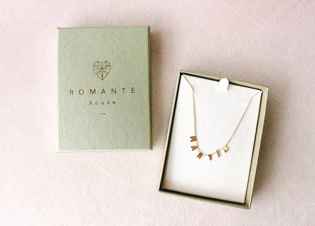 Letters Necklace - Romante House Signature