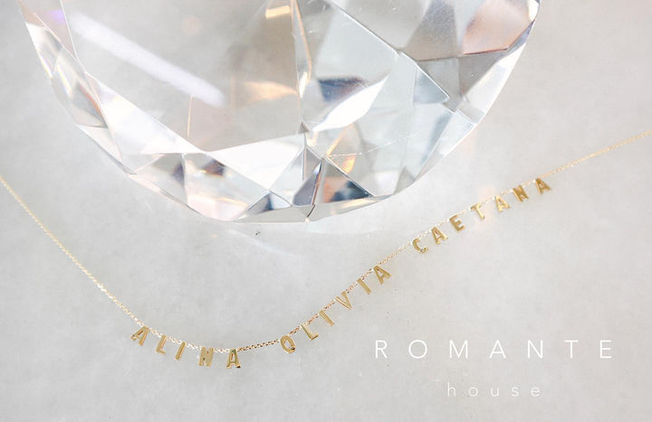 Letters Necklace - Romante House Signature