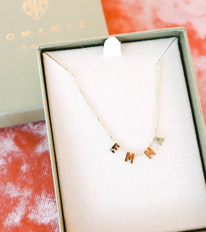 Letters Necklace - Romante House Signature