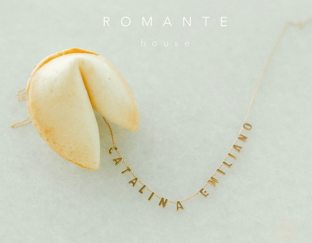 Letters Necklace - Romante House Signature